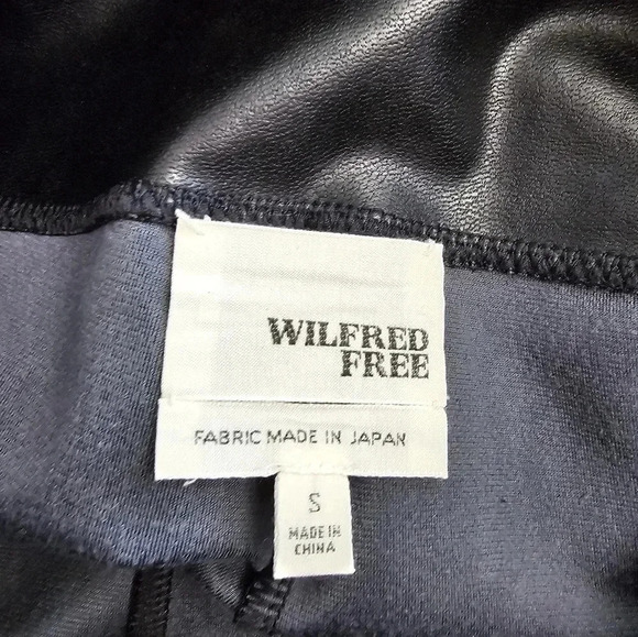 Aritzia Wilfred Free Daria High Waisted Vegan Leather‎ Pant Sz S - Picture 8 of 8